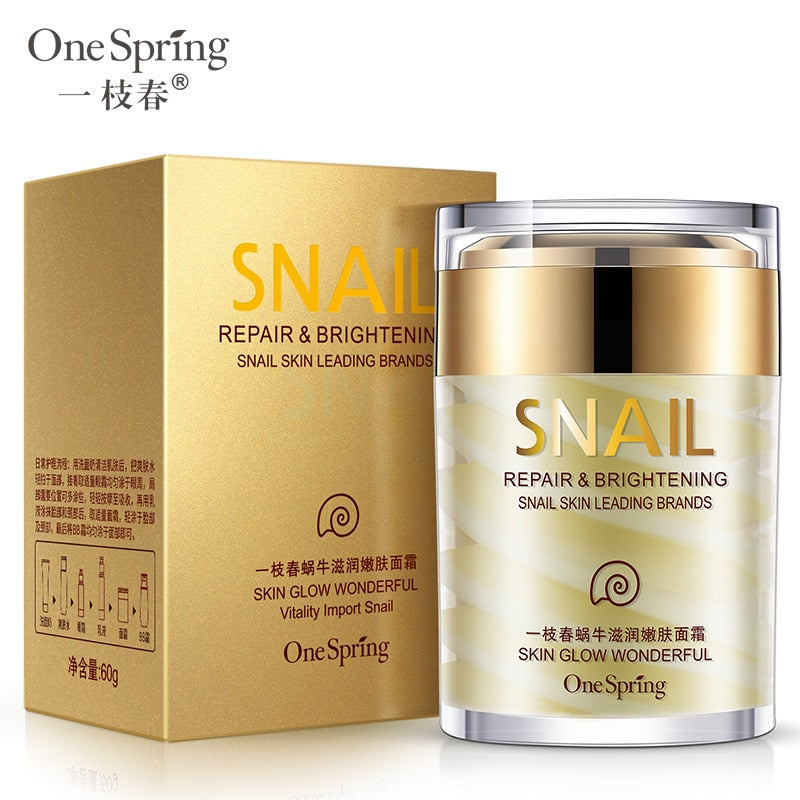60g OneSpring Natural Snail Cream Facial Moisturizer