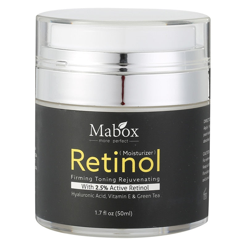 Retinol 2.5% Moisturizer Face Cream Vitamin E Collagen