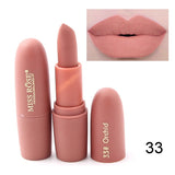 New MISS ROSE Lipstick Matte Waterproof Velvet Lip Stick 18 Colors