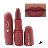 New MISS ROSE Lipstick Matte Waterproof Velvet Lip Stick 18 Colors