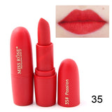 New MISS ROSE Lipstick Matte Waterproof Velvet Lip Stick 18 Colors