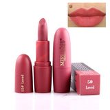 New MISS ROSE Lipstick Matte Waterproof Velvet Lip Stick 18 Colors