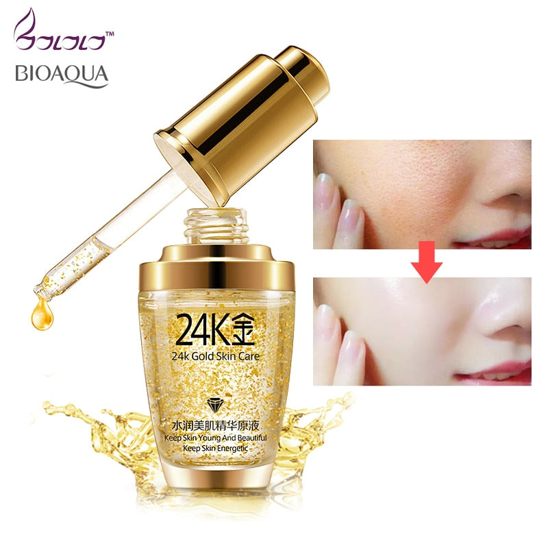 BIOAQUA 24K Gold Face Cream Whitening Moisturizing