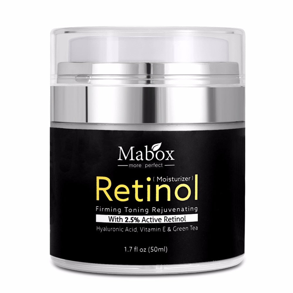 Mabox 50ml Retinol 2.5%Moisturizer Face Cream Hyaluronic