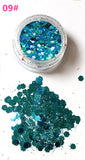 2018 Hybrid Sequins Glitter Round Colorful Glitter