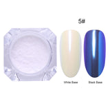 1g Mirror Glitter Nail Chrome Pigment Shell Dazzling