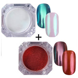 1g Mirror Glitter Nail Chrome Pigment Shell Dazzling