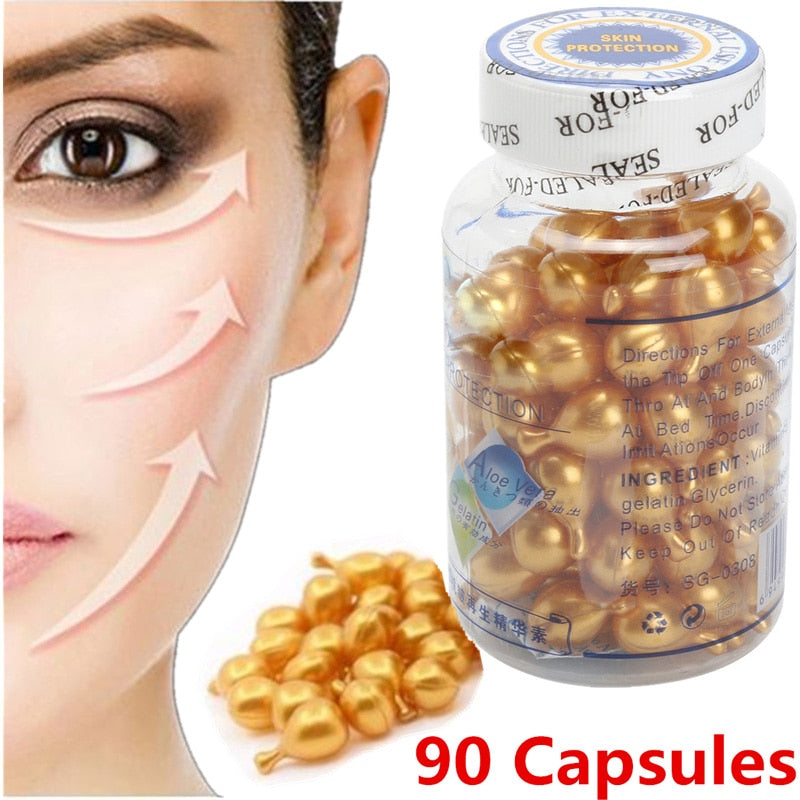 90Pcs Vitamin E Extract Face Cream Anti Wrinkle Whitening