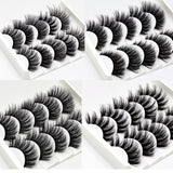 2018 NEW 13 Styles 5Pairs Mink Hair False Eyelashes