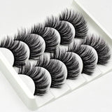 2018 NEW 13 Styles 5Pairs Mink Hair False Eyelashes