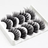 2018 NEW 13 Styles 5Pairs Mink Hair False Eyelashes